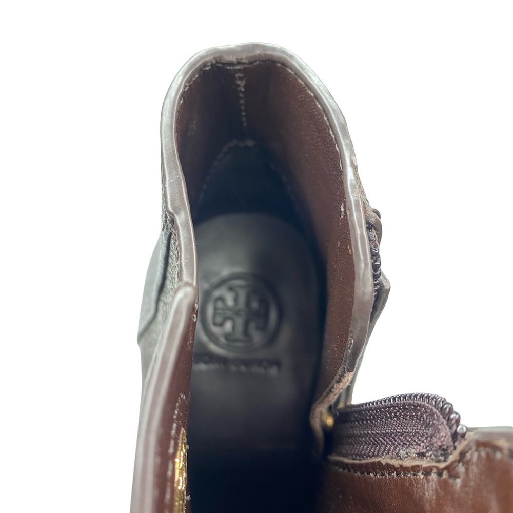 Tory Burch Dark Brown Ankle Booties - Picture 11 of 14